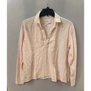 Frank & Eileen Popover Henley - Vintage Rose - Size M